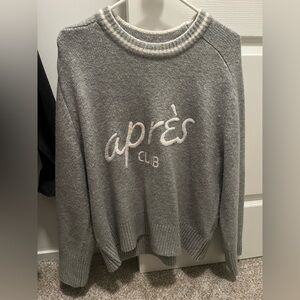 Abercrombie & Fitch Gray Après Club Sweater